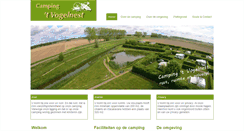 Desktop Screenshot of campinghetvogelnest.nl